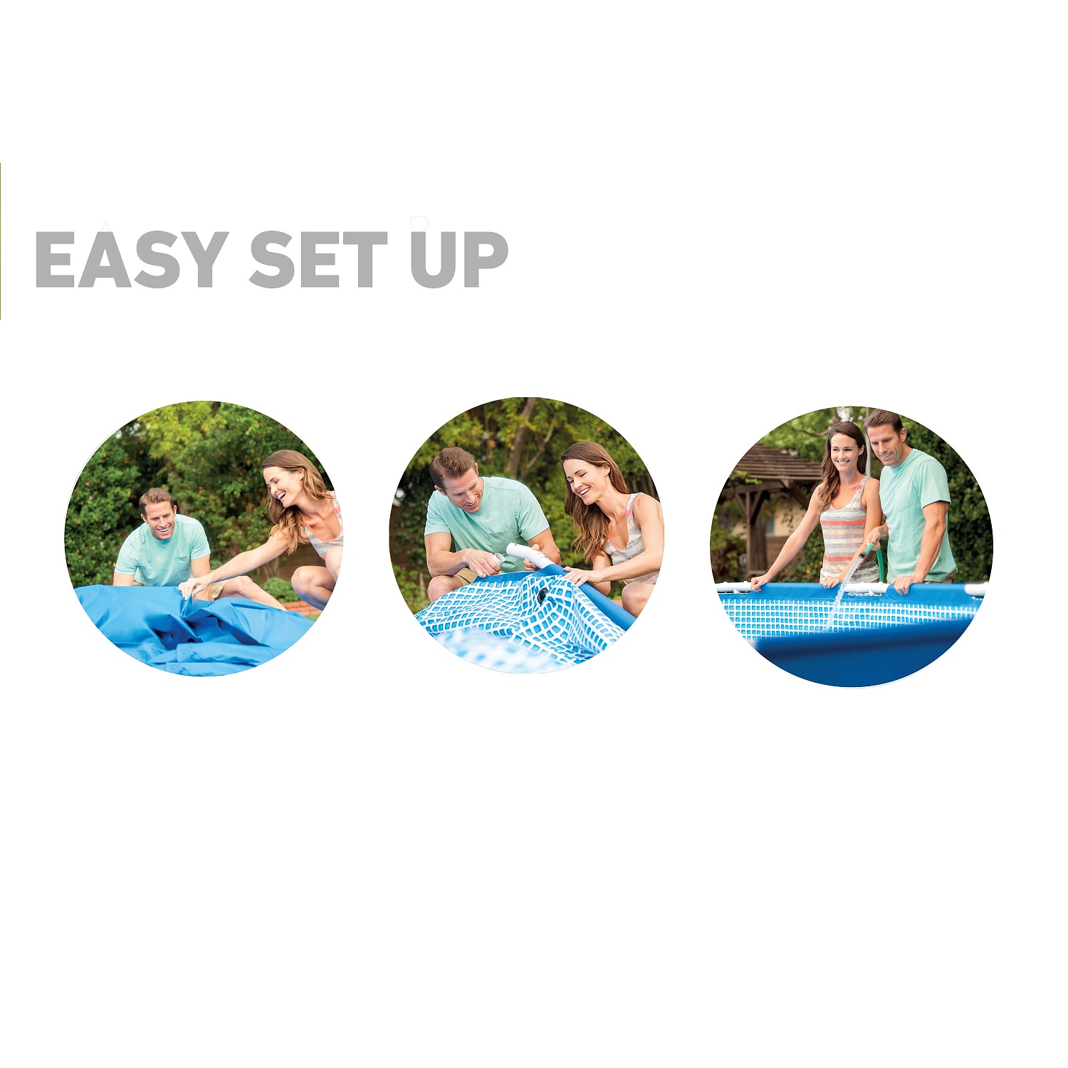Бассейн каркасный круглый 457х122 16805л, ф.-н 3785л/ч, серии Metal Frame Pool  Intex 