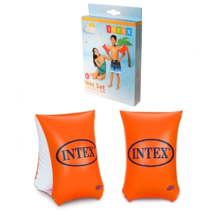 Нарукавники надувные 30х15 большие Делюкс, от 6-12 лет, Intex