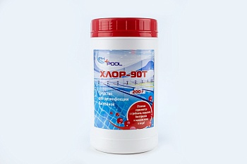 Хлор 90Т- Медленный (таблетки 200гр) 1кг