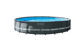 Бассейн каркасный круглый 610х122см, 30079л, пес. ф.-н. 7900л/ч серии Ultra 26334 Intex