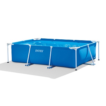 Бассейн каркасный прямоугольный 220х150х60см 1662л серии Rectangular Frame Pool 28270 Intex