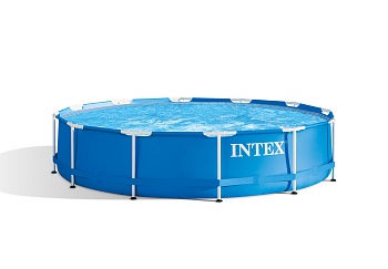 Бассейн каркасный круглый 366х76см 6503л, серии Metal Frame Pool  Intex 28210 