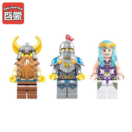 enlighten-models-knight-glory-elfin-heros-war-educational-children-gifts-toys-blocks-heroes-for-castle-duplo