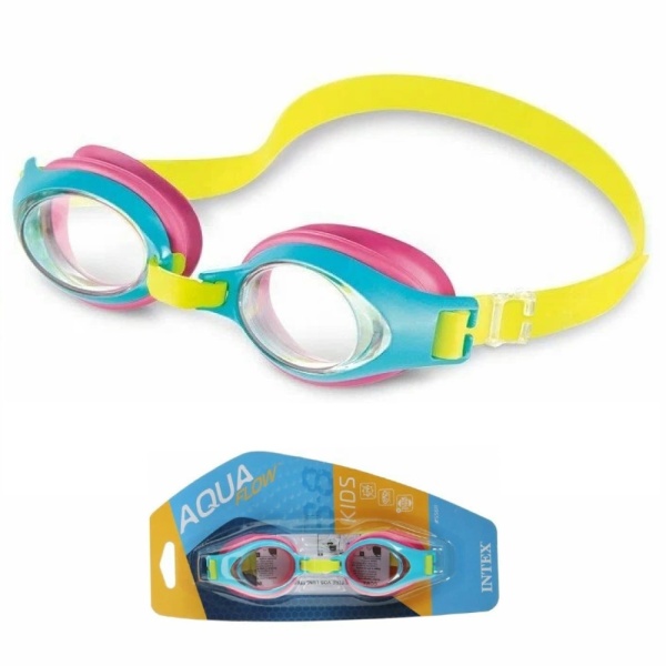 Очки для плавания детские "Радужные", 3-8 лет, Intex