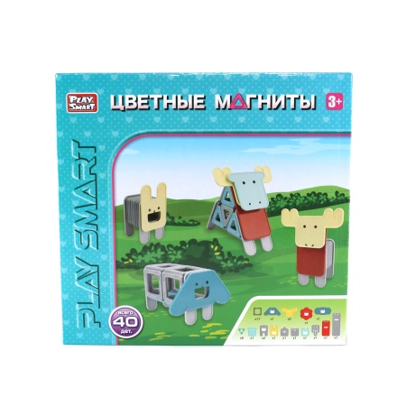 Конструктор магнитный 40 деталей