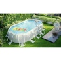 Бассейн каркасный овальный 503х274x122см, 13365л, ф.-н. 5678л/ч, серии Prism Frame Oval Pool  Intex