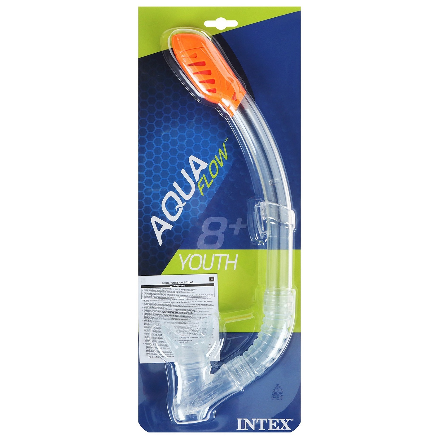 Трубка для сноркелинга "Easy-Flow", от 8 лет, Intex