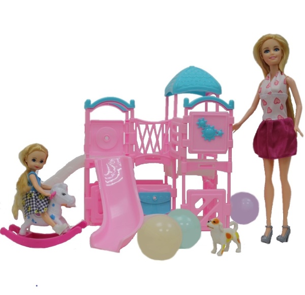 Набор для отдыха: детский парк и куклы