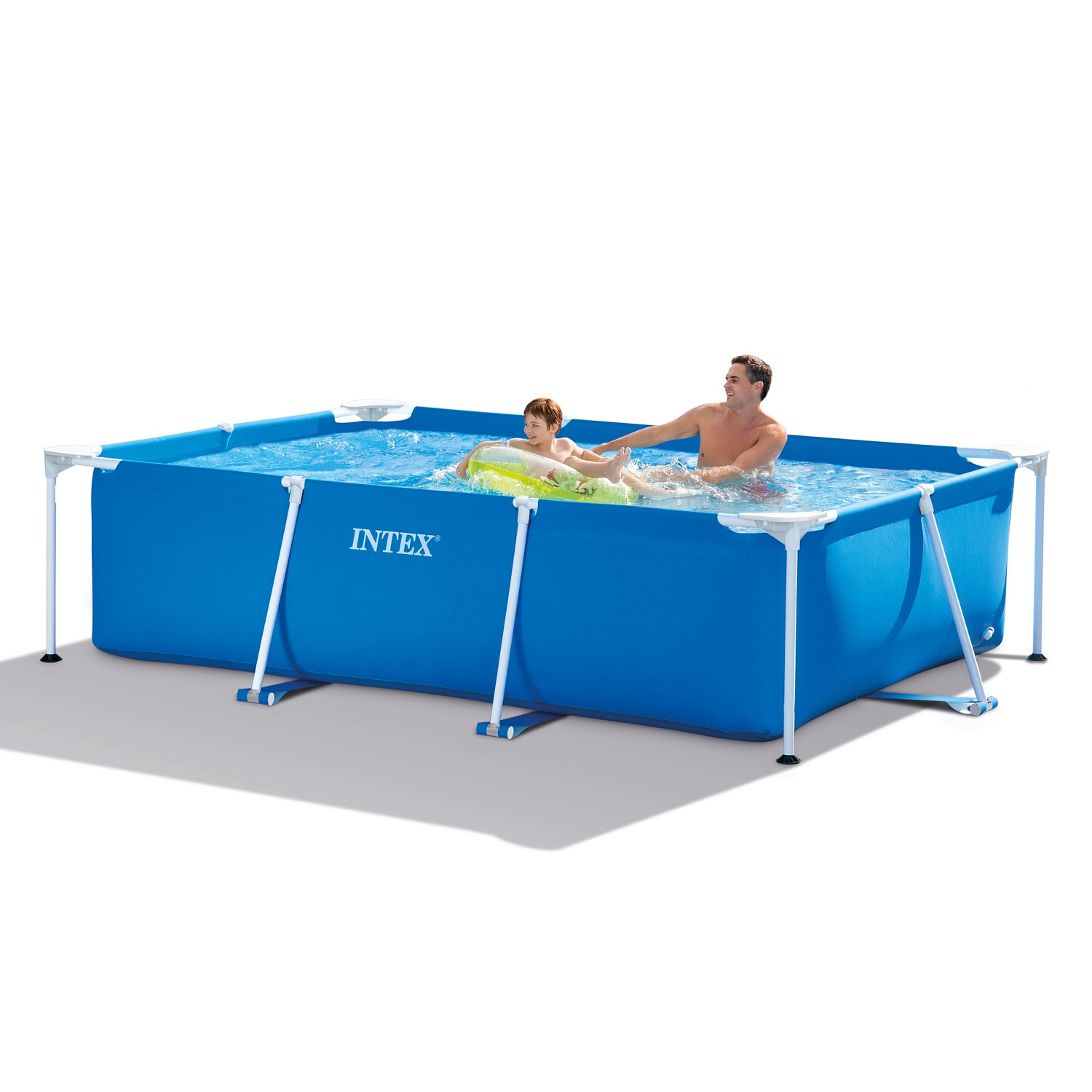Бассейн каркасный прямоугольный 260х160х65см 2282л серии Rectangular Frame Pool 28271 Intex