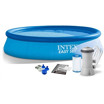 Бассейн надувной круглый 366х76см, ф.-н. 2006л/ч, 5621л серии Easy Set Pool Intex 28132