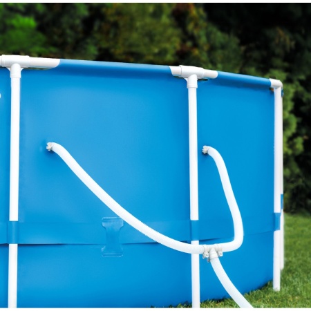 Бассейн каркасный круглый 457х122 16805л, ф.-н 3785л/ч, серии Metal Frame Pool  Intex 