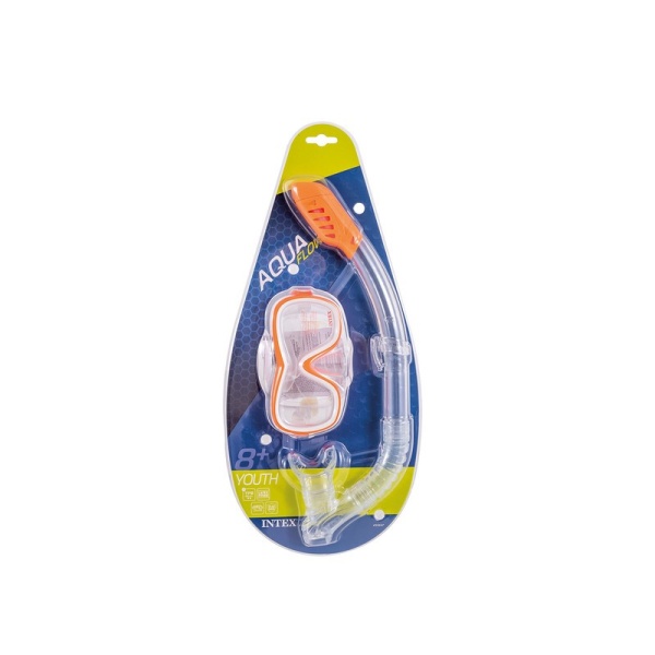 Набор для плавания: маска с трубкой, от 8 лет, WAVE RIDER SWIM SET Intex