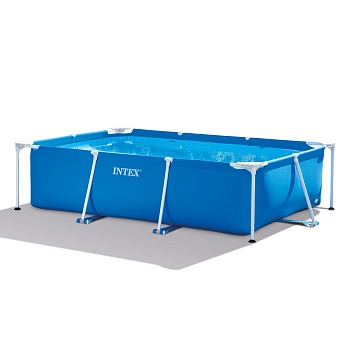 Бассейн каркасный прямоугольный 300х200х75 3834л серии Rectangular Frame Pool 28272 Intex