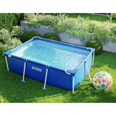 Бассейн каркасный прямоугольный 260х160х65см 2282л серии Rectangular Frame Pool 28271 Intex