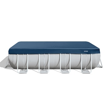 Тент для каркасных прямоугольных бассейнов 400х200 (389х184) см, Intex