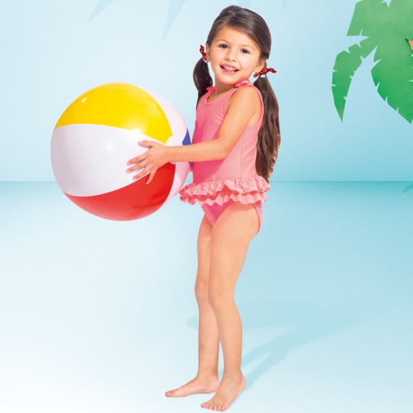 Мяч надувной пляжный "Цветик" 51 см, Intex